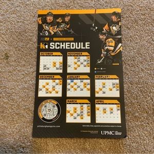 Pittsburgh Penguins 2022-23 Schedule Magnet